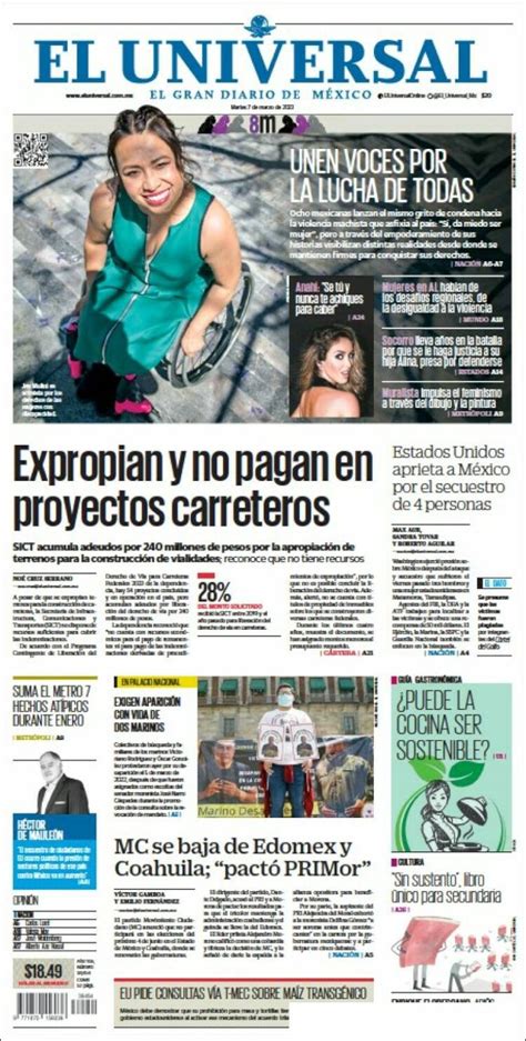 eluniversal mexico|periódico el universal méxico hoy.